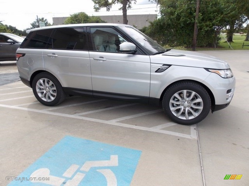 2016 Range Rover Sport HSE - Indus Silver Metallic / Ebony/Ebony photo #1