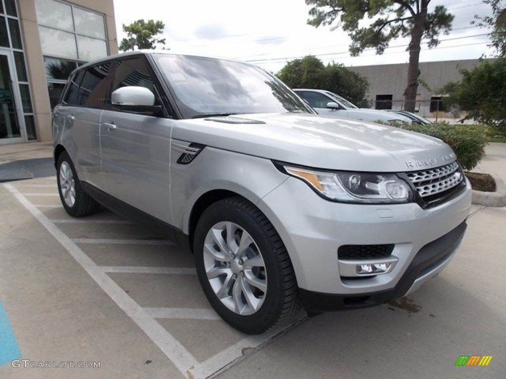 2016 Range Rover Sport HSE - Indus Silver Metallic / Ebony/Ebony photo #2