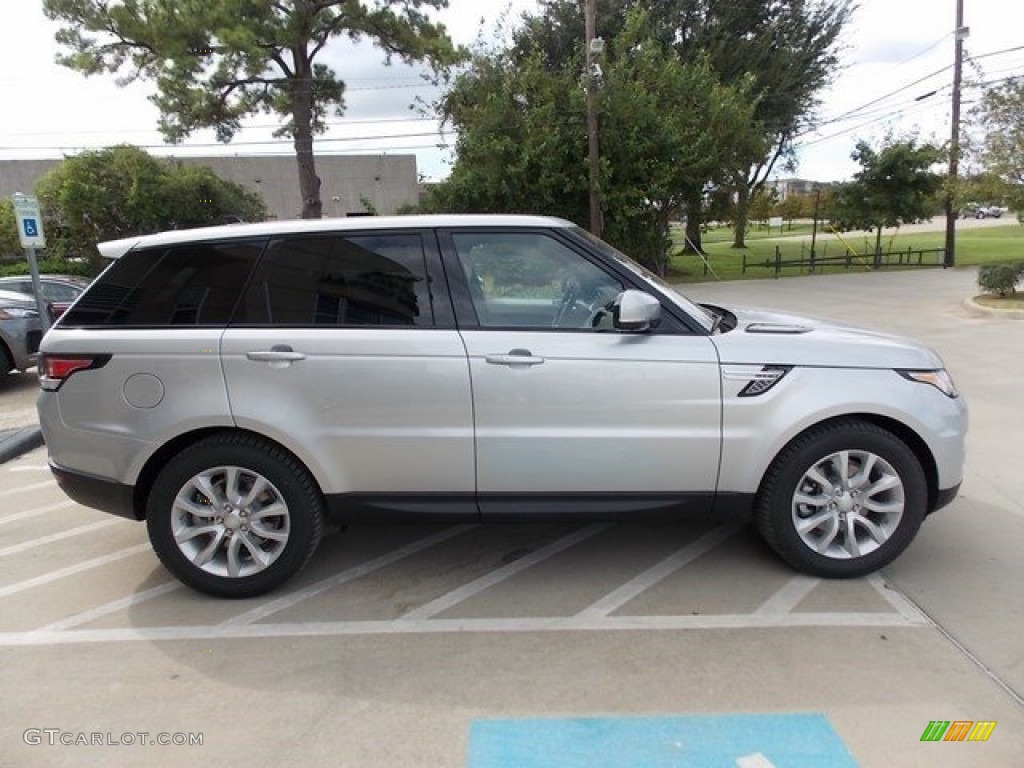 2016 Range Rover Sport HSE - Indus Silver Metallic / Ebony/Ebony photo #6