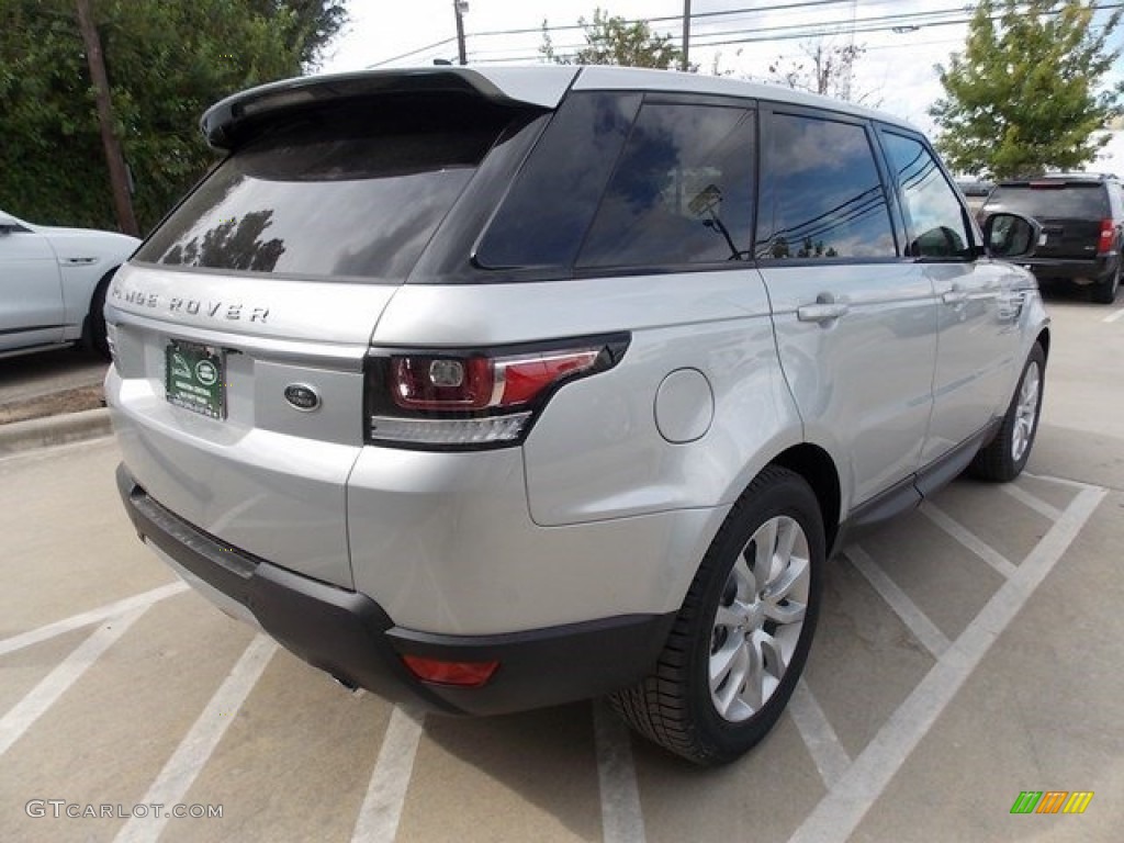 2016 Range Rover Sport HSE - Indus Silver Metallic / Ebony/Ebony photo #7