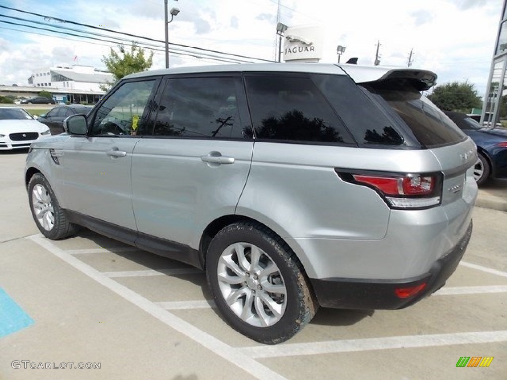 2016 Range Rover Sport HSE - Indus Silver Metallic / Ebony/Ebony photo #9