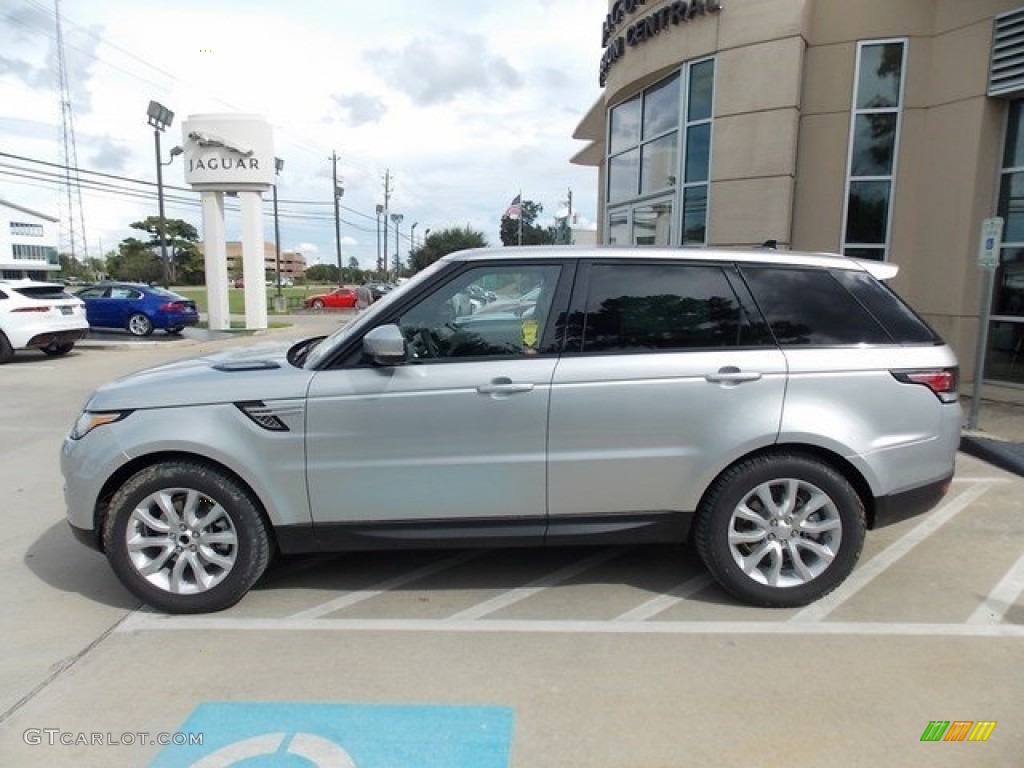 2016 Range Rover Sport HSE - Indus Silver Metallic / Ebony/Ebony photo #10