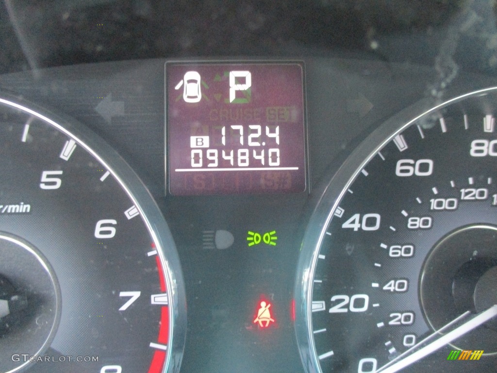 2011 Outback 2.5i Premium Wagon - Crystal Black Silica / Warm Ivory photo #13