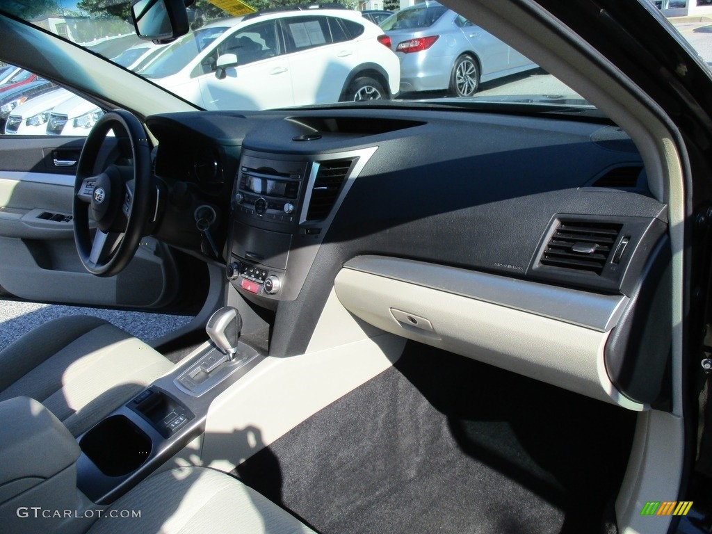 2011 Outback 2.5i Premium Wagon - Crystal Black Silica / Warm Ivory photo #16