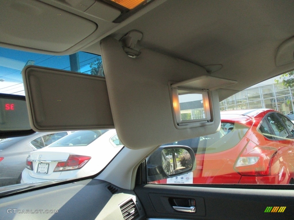 2011 Outback 2.5i Premium Wagon - Crystal Black Silica / Warm Ivory photo #36