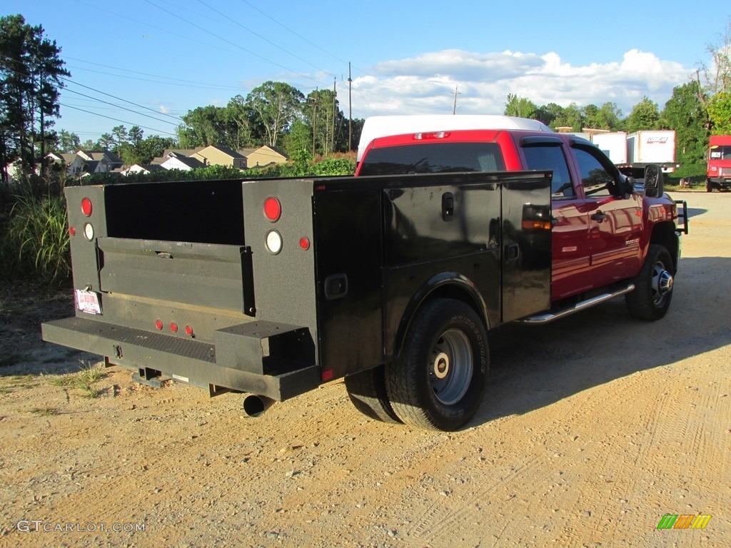 2013 Silverado 3500HD LT Crew Cab 4x4 - Victory Red / Ebony photo #5