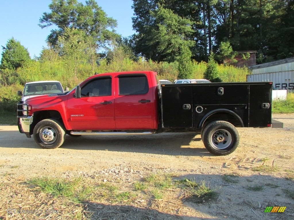 2013 Silverado 3500HD LT Crew Cab 4x4 - Victory Red / Ebony photo #8
