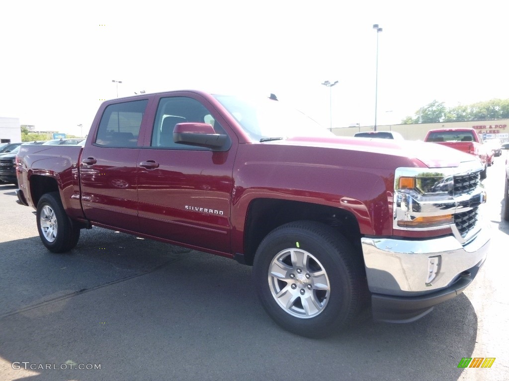 2017 Silverado 1500 LT Crew Cab 4x4 - Siren Red Tintcoat / Jet Black photo #3