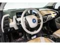 Giga Cassia Natural Leather/Carum Spice Grey Wool Cloth 2017 BMW i3 with Range Extender Dashboard