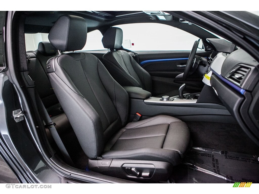Black Interior 2017 BMW 4 Series 430i Coupe Photo #115972426