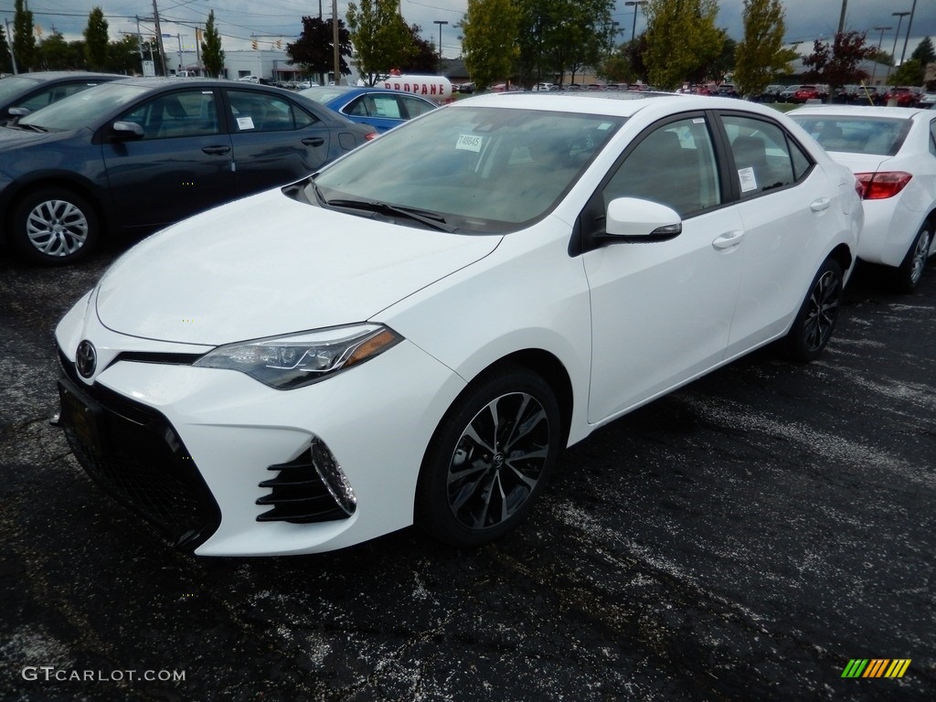 Super White 2017 Toyota Corolla SE Exterior Photo #115973854
