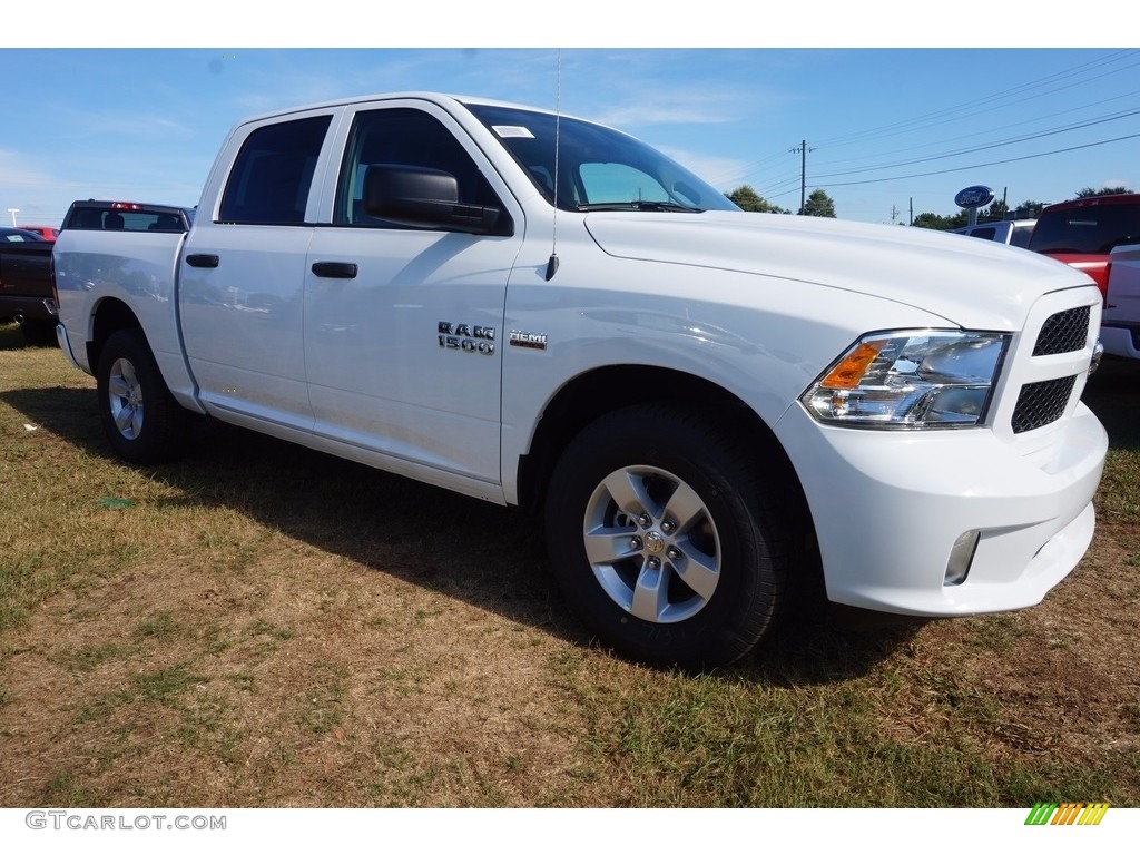 2017 1500 Express Crew Cab - Bright White / Black/Diesel Gray photo #4