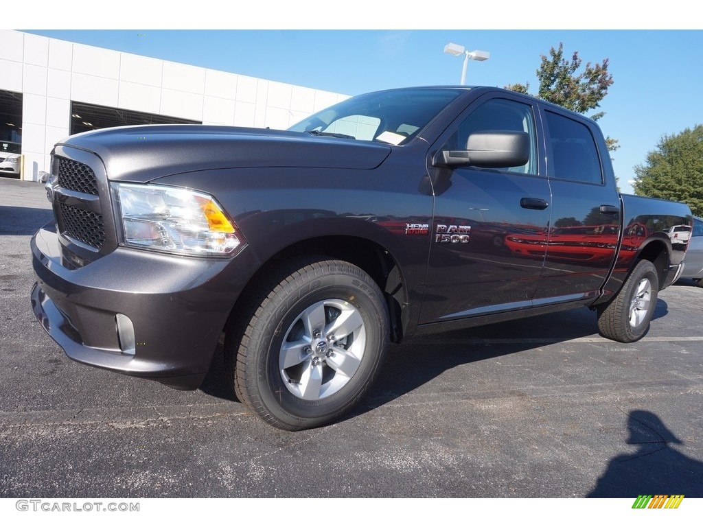 2017 1500 Express Crew Cab - Granite Crystal Metallic / Black/Diesel Gray photo #1