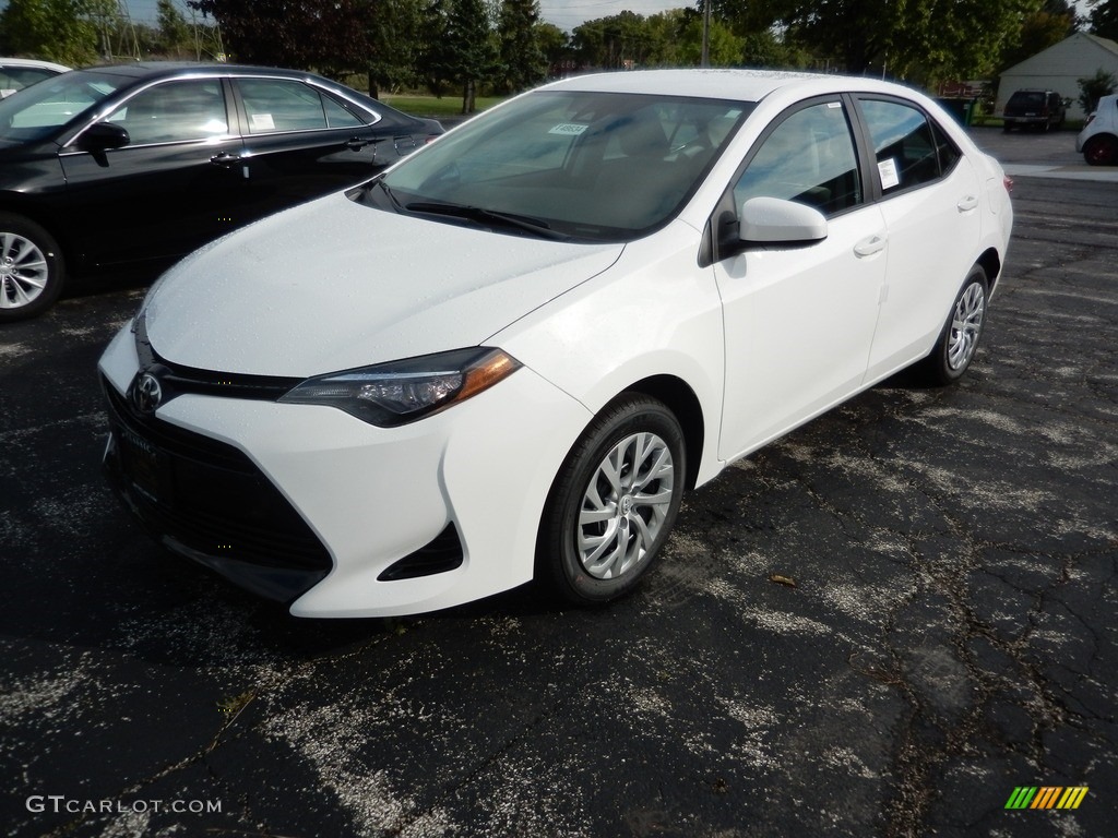 Super White 2017 Toyota Corolla LE Exterior Photo #115974338