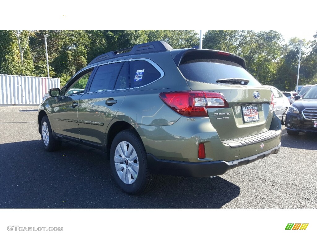 2017 Outback 2.5i Premium - Wilderness Green Metallic / Warm Ivory photo #4