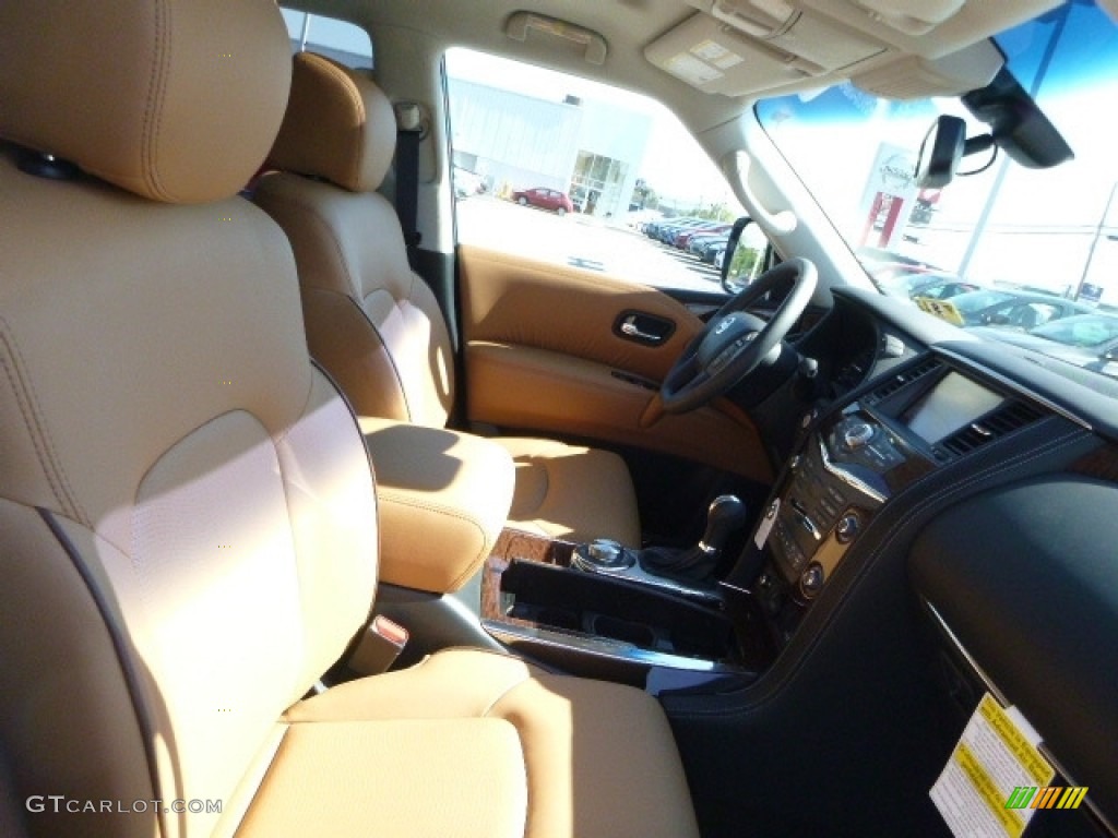 Tan Interior 2017 Nissan Armada Platinum 4x4 Photo #115975505