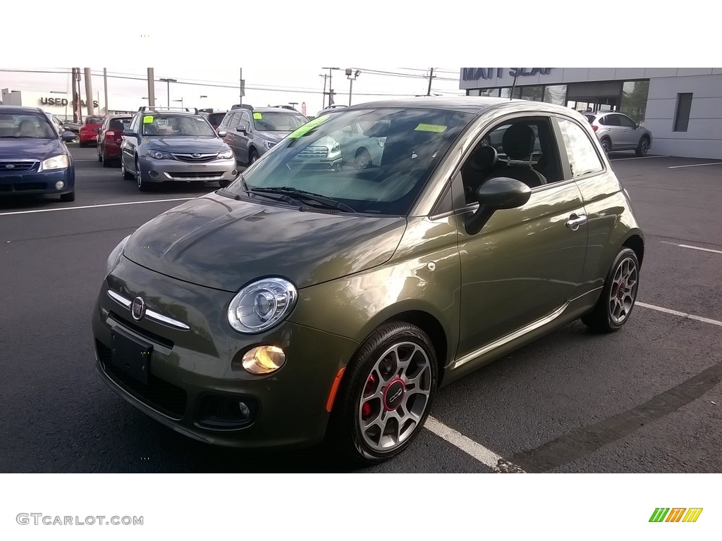 2013 500 Sport - Verde Oliva (Olive Green) / Sport Marrone/Grigio/Nero (Brown/Gray/Black) photo #2