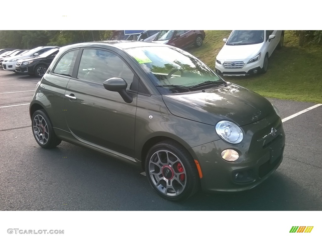 2013 500 Sport - Verde Oliva (Olive Green) / Sport Marrone/Grigio/Nero (Brown/Gray/Black) photo #4