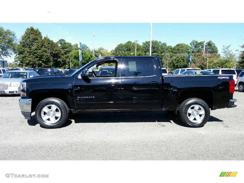 2016 Silverado 1500 LT Crew Cab 4x4 - Black / Jet Black photo #12