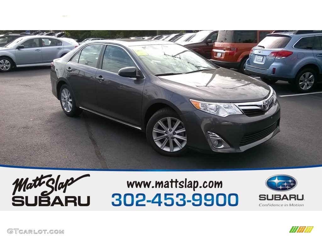 2014 Camry XLE - Magnetic Gray Metallic / Ivory photo #1