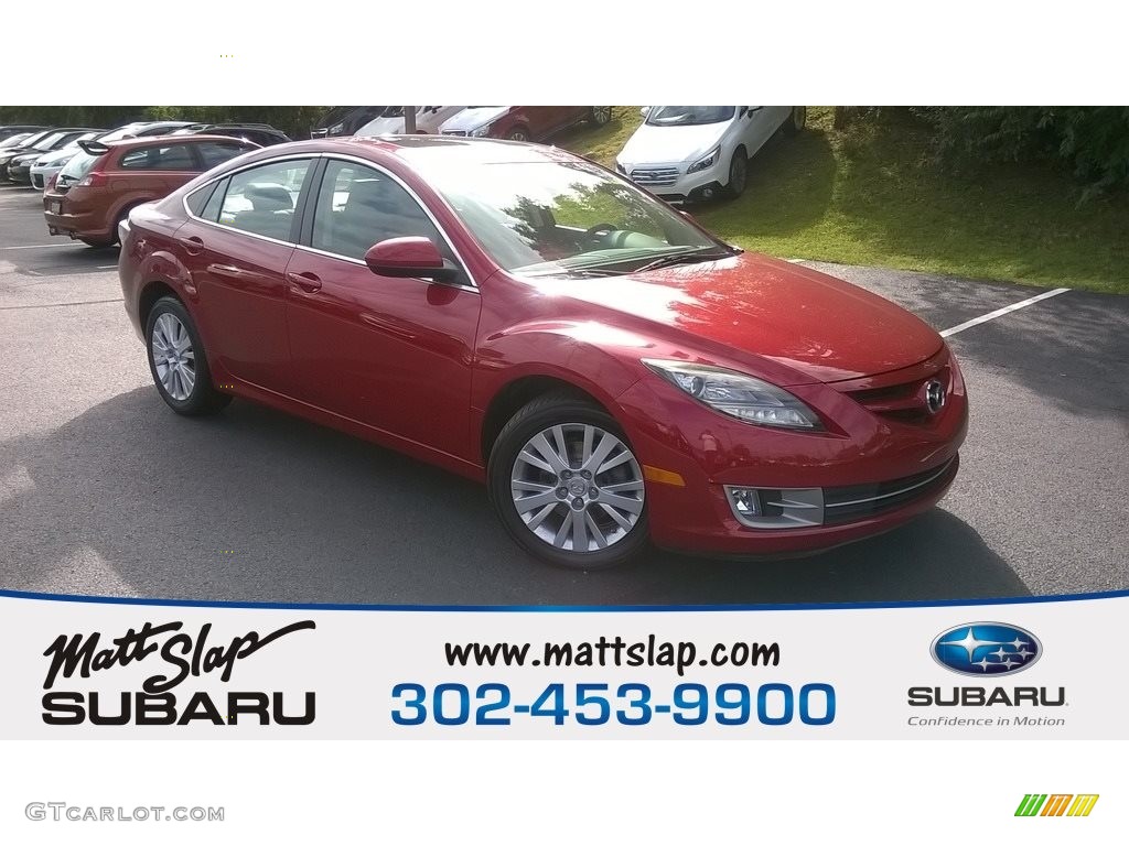2009 MAZDA6 i Touring - Sangria Red Mica / Black photo #1