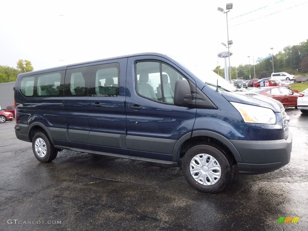 Blue Jeans 2017 Ford Transit Wagon XL 350 LR Long Exterior Photo #115981727