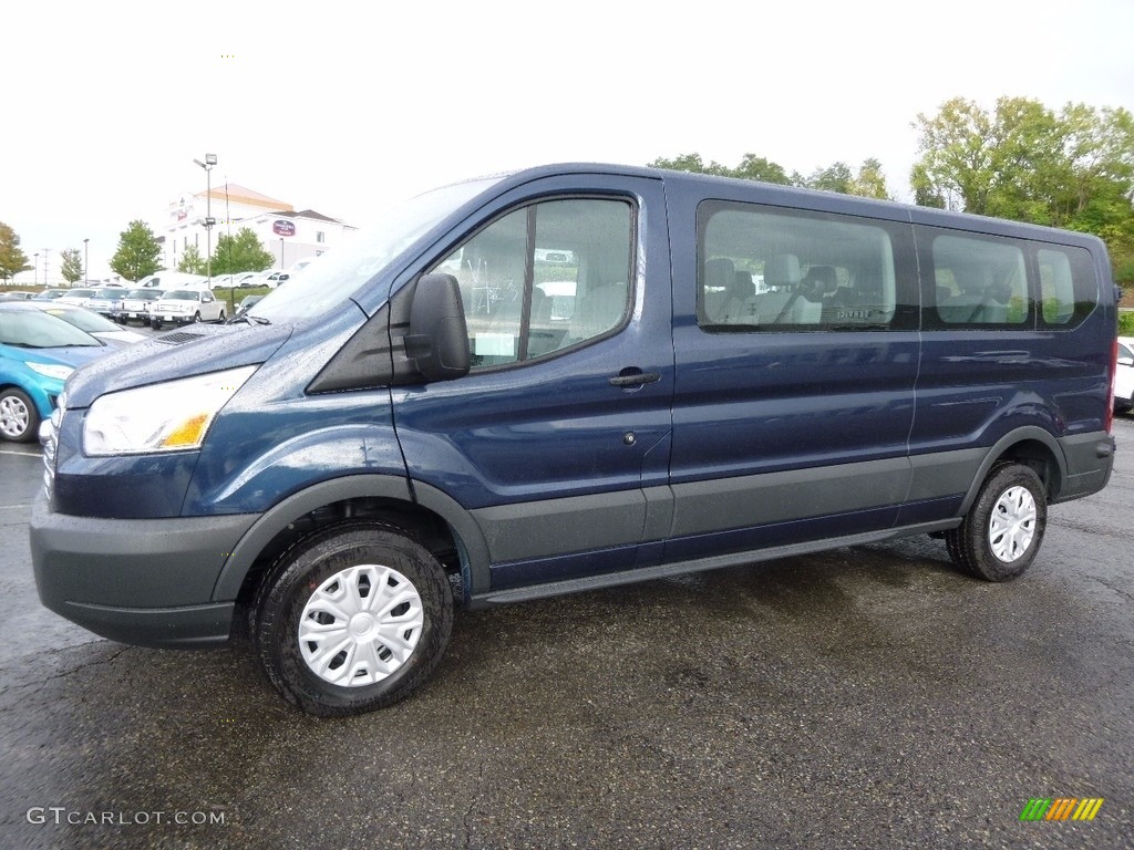 Blue Jeans 2017 Ford Transit Wagon XL 350 LR Long Exterior Photo #115981880