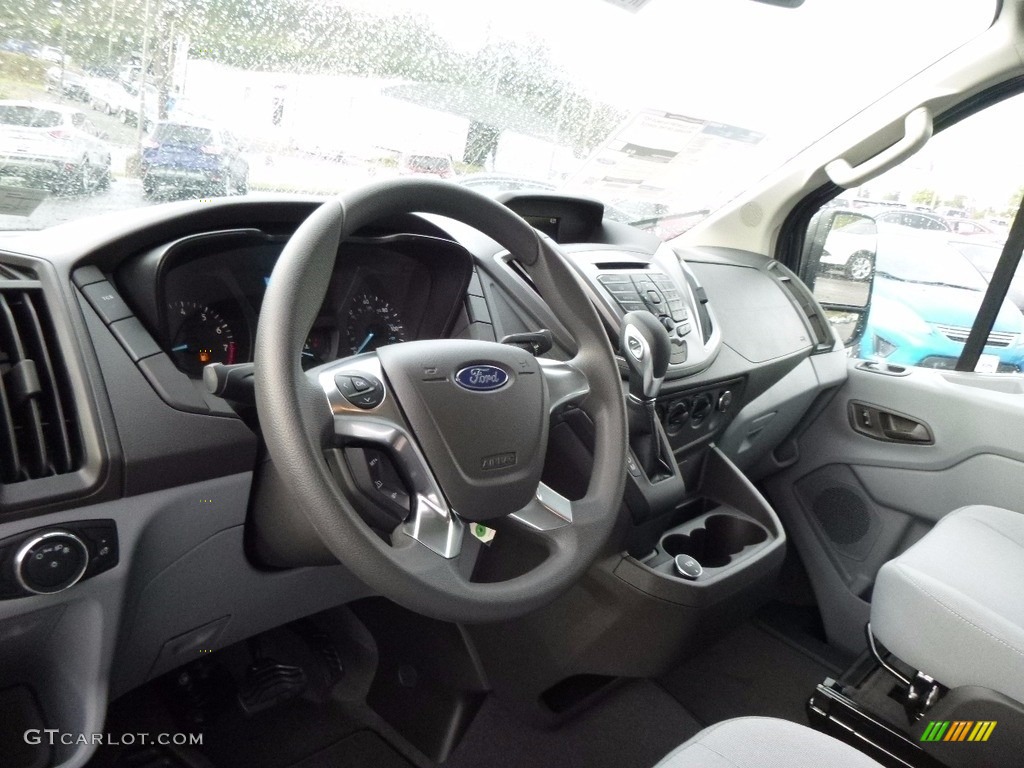 2017 Ford Transit Wagon XL 350 LR Long Pewter Dashboard Photo #115981958