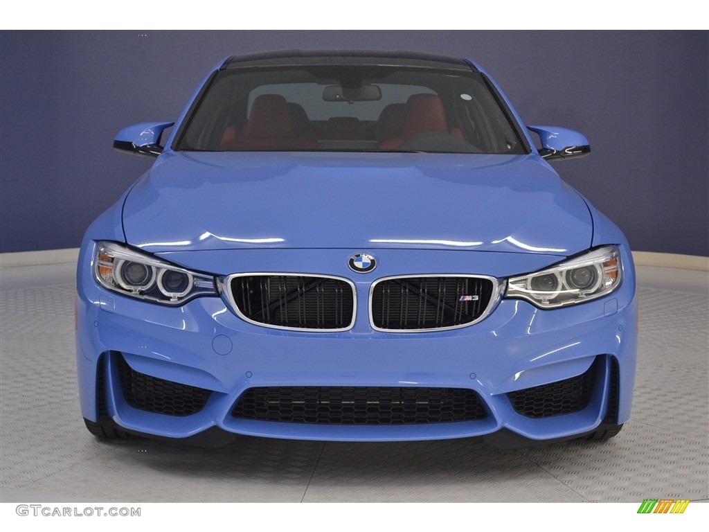 Yas Marina Blue Metallic 2017 BMW M3 Sedan Exterior Photo #115984589