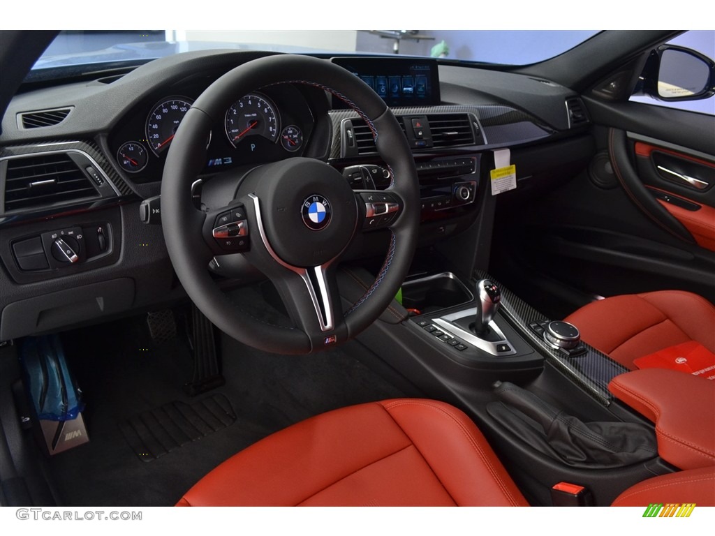 Sakhir Orange/Black Interior 2017 BMW M3 Sedan Photo #115984718