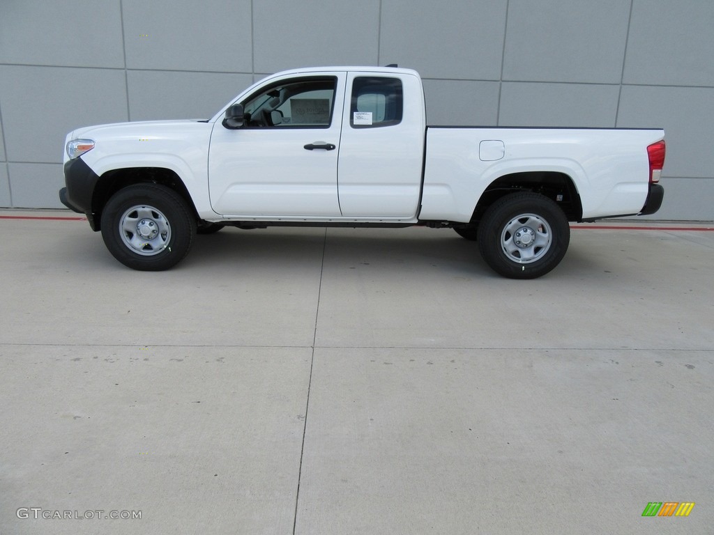 Super White 2017 Toyota Tacoma SR Access Cab Exterior Photo #115985990