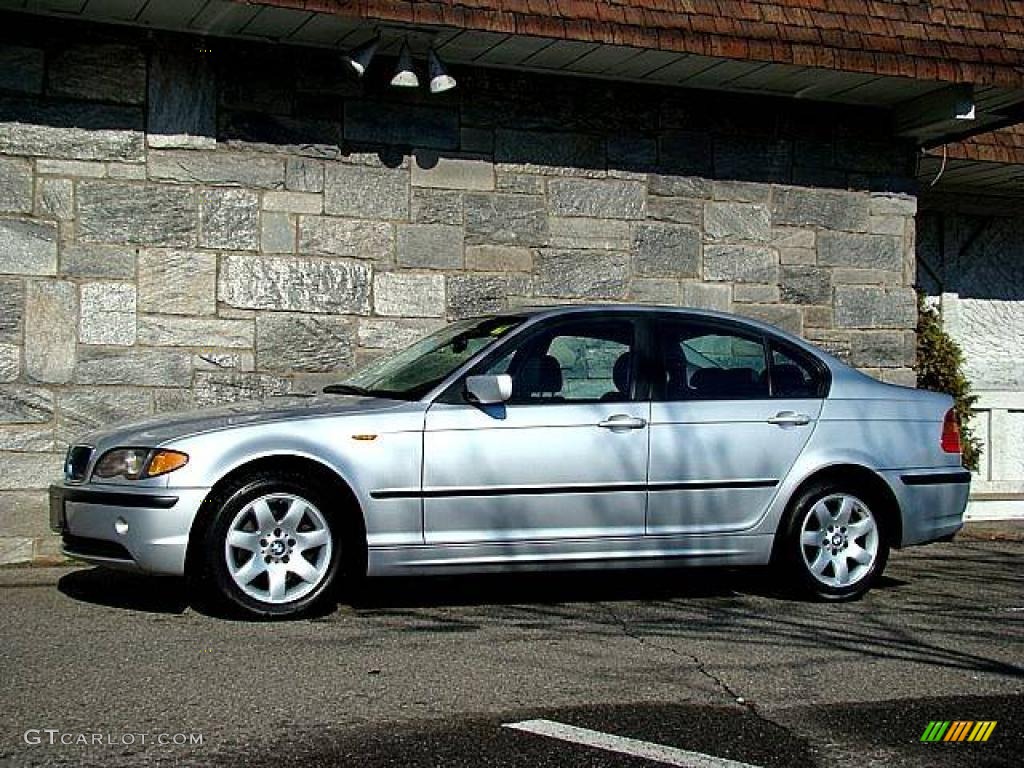 2004 3 Series 325i Sedan - Titanium Silver Metallic / Black photo #15