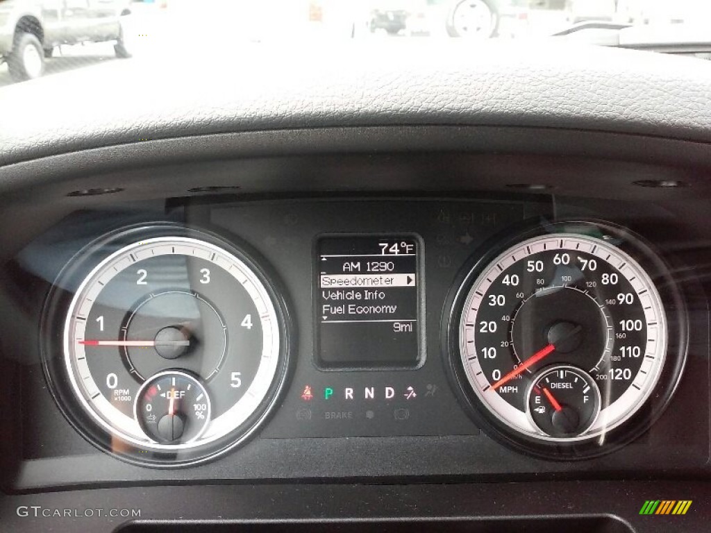 2017 Ram 4500 Tradesman Regular Cab Chassis Gauges Photo #115988345
