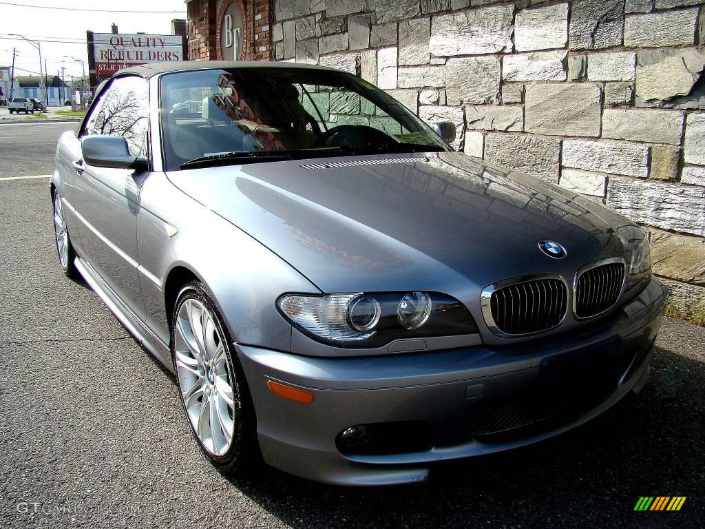 2004 3 Series 330i Convertible - Silver Grey Metallic / Sand photo #2