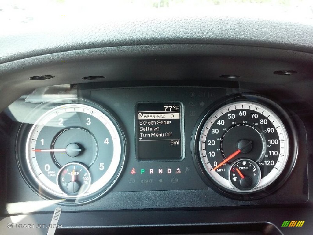 2017 Ram 5500 Tradesman Crew Cab 4x4 Chassis Gauges Photo #115988978