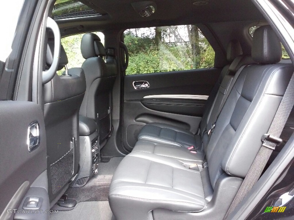 Black Interior 2017 Dodge Durango GT AWD Photo #115989191