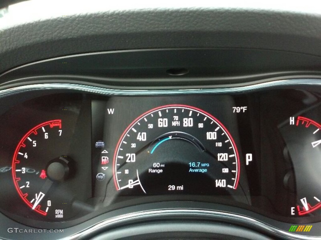 2017 Dodge Durango GT AWD Gauges Photo #115989293