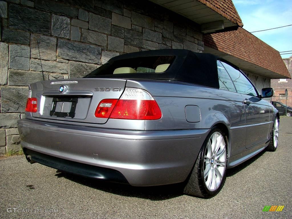 2004 3 Series 330i Convertible - Silver Grey Metallic / Sand photo #7