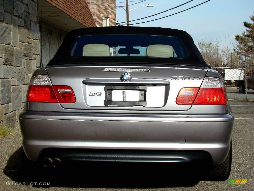 2004 3 Series 330i Convertible - Silver Grey Metallic / Sand photo #8