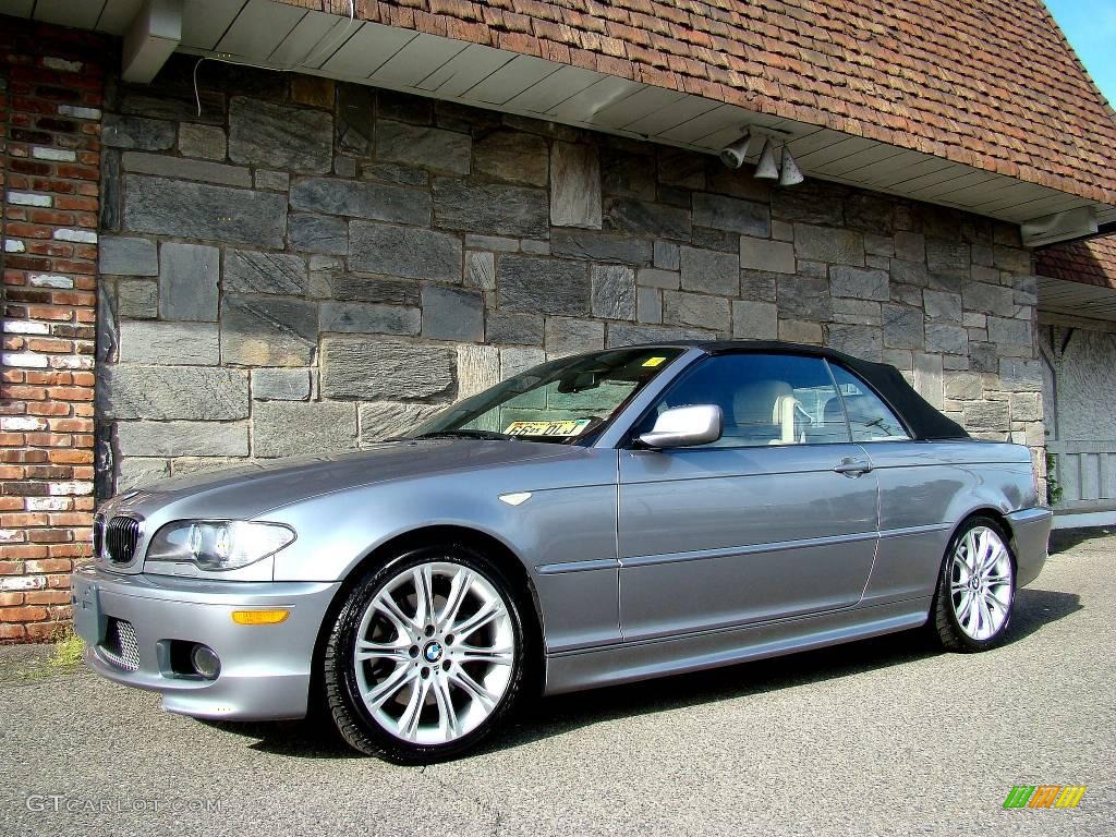 2004 3 Series 330i Convertible - Silver Grey Metallic / Sand photo #12