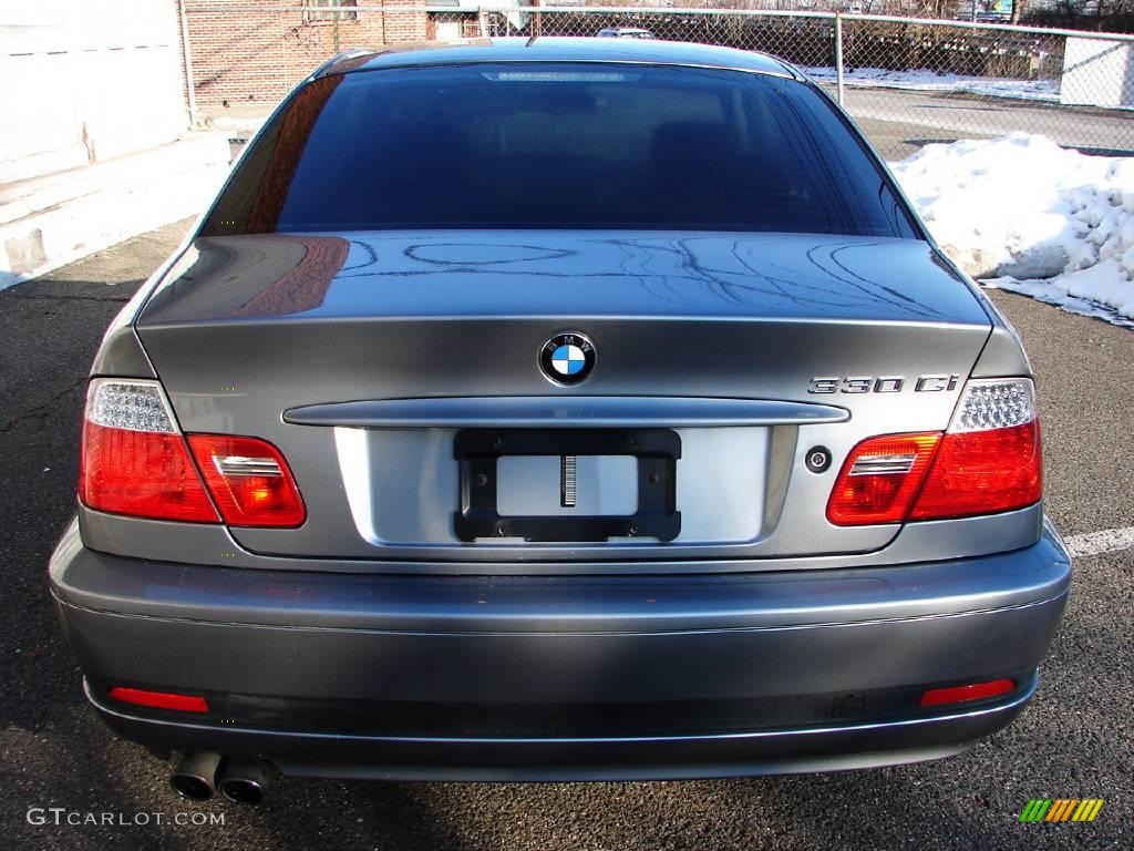 2004 3 Series 330i Coupe - Silver Grey Metallic / Black photo #5