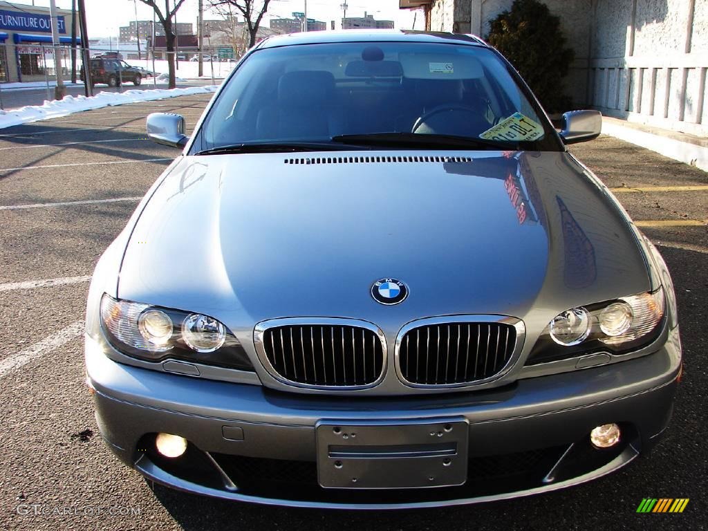 2004 3 Series 330i Coupe - Silver Grey Metallic / Black photo #7