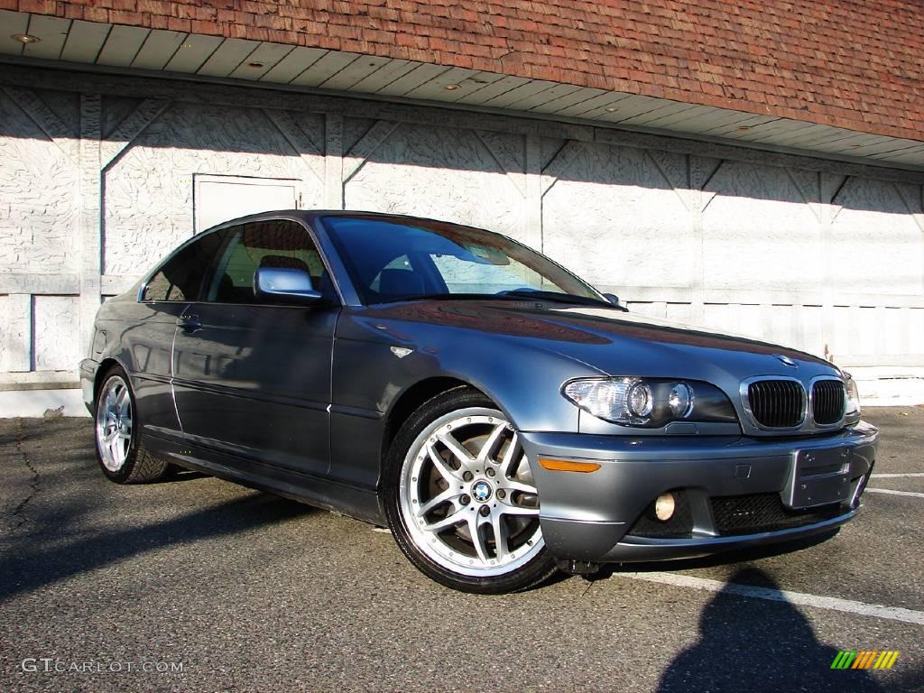 2004 3 Series 330i Coupe - Silver Grey Metallic / Black photo #9