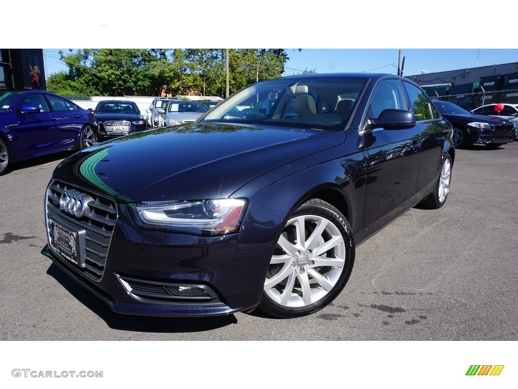 2013 A4 2.0T quattro Sedan - Scuba Blue Metallic / Velvet Beige/Black photo #1