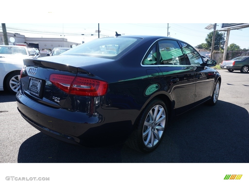 2013 A4 2.0T quattro Sedan - Scuba Blue Metallic / Velvet Beige/Black photo #4