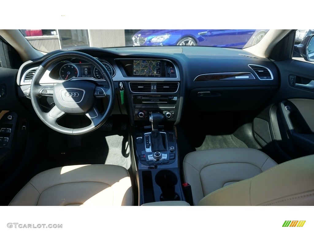 2013 A4 2.0T quattro Sedan - Scuba Blue Metallic / Velvet Beige/Black photo #13
