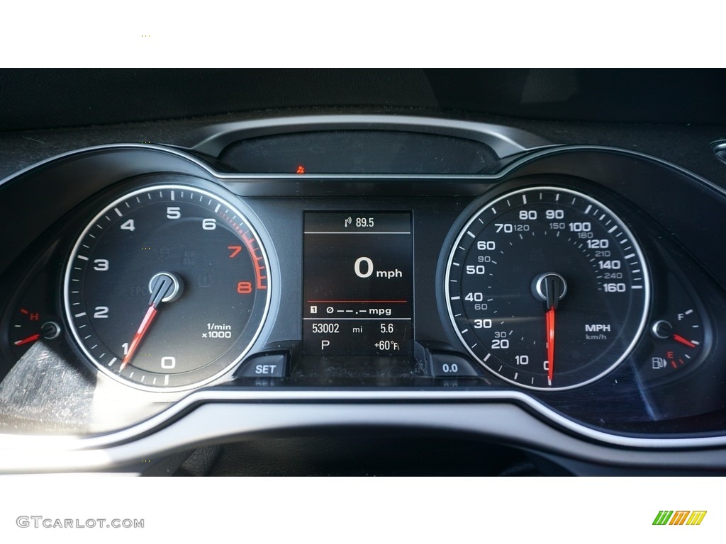 2013 A4 2.0T quattro Sedan - Scuba Blue Metallic / Velvet Beige/Black photo #17