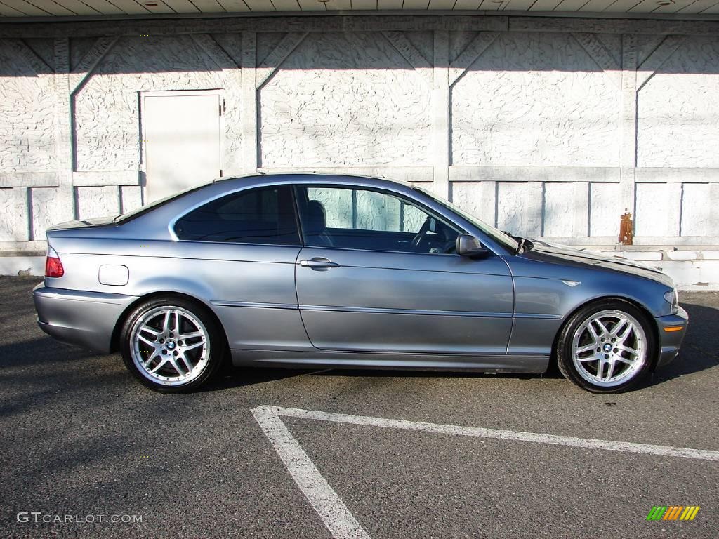 2004 3 Series 330i Coupe - Silver Grey Metallic / Black photo #11