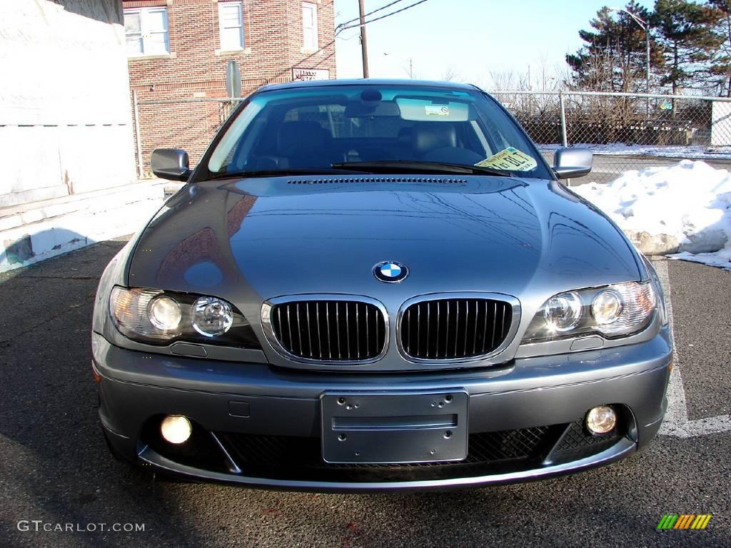 2004 3 Series 330i Coupe - Silver Grey Metallic / Black photo #13