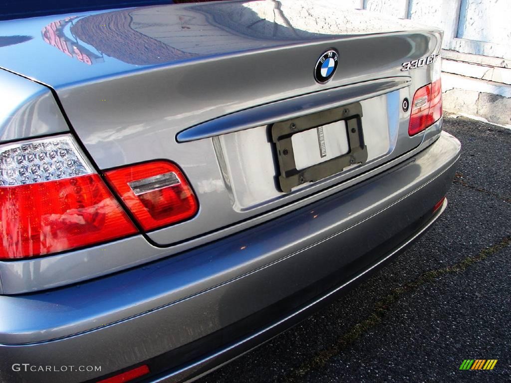 2004 3 Series 330i Coupe - Silver Grey Metallic / Black photo #14